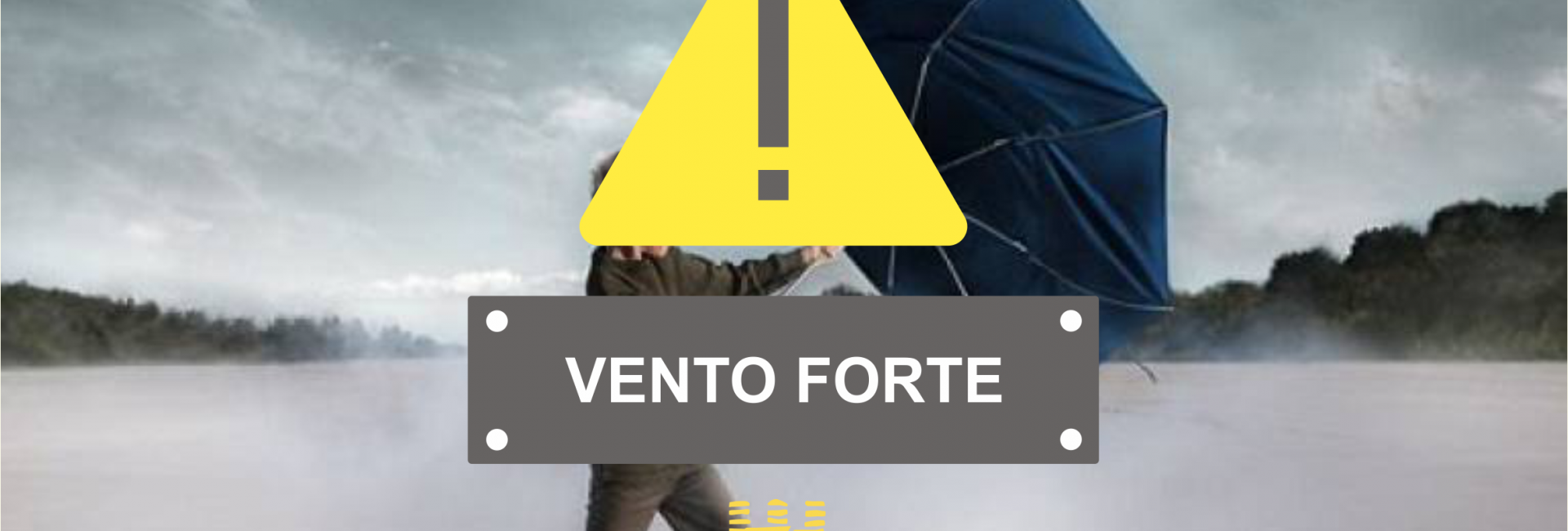 Aviso Amarelo – Vento Forte – 24 e 25 de abril