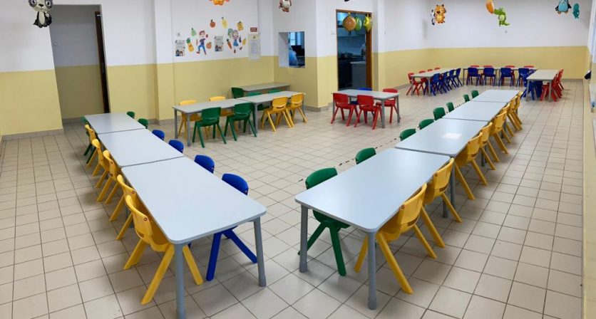 Requalificação e substituição de mobiliário nos Refeitórios Escolares