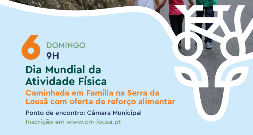 6 ABR | Dia Mundial da Atividade Física - Caminhada em Família | 9h | Câmara Municipal