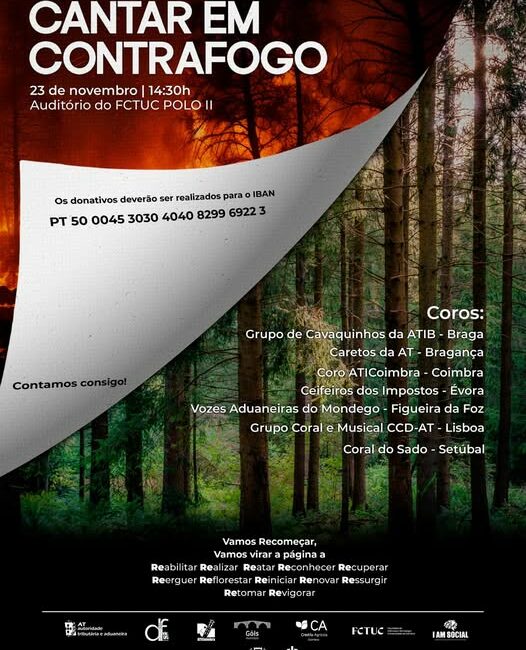 Cantar em “Contrafogo” – Espetáculo Solidário