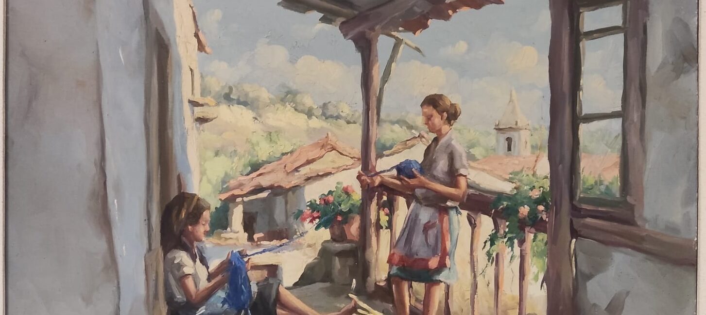 Sala de Pintura do Museu Municipal Prof. Álvaro Viana de Lemos com exposição renovada.