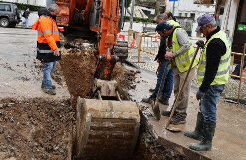 Câmara Municipal da Lousã reforça capacidade da rede pluvial na Avenida do Brasil