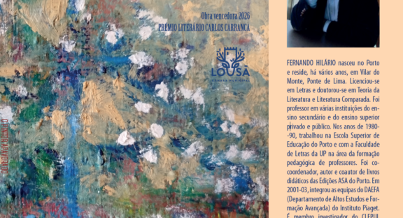 Fernando Hilário vence 4.ª edição do Prémio Literário Carlos Carranca