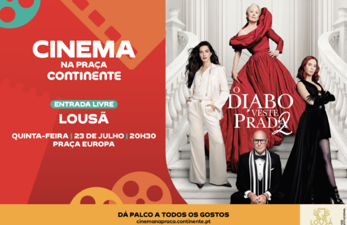 Cinema na Praça Continente traz “O Diabo Veste Prada 2” à Lousã